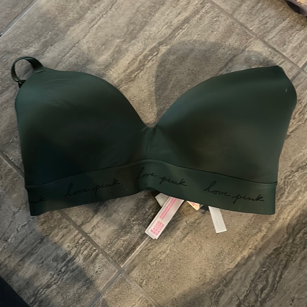 green bra from pink no under wire